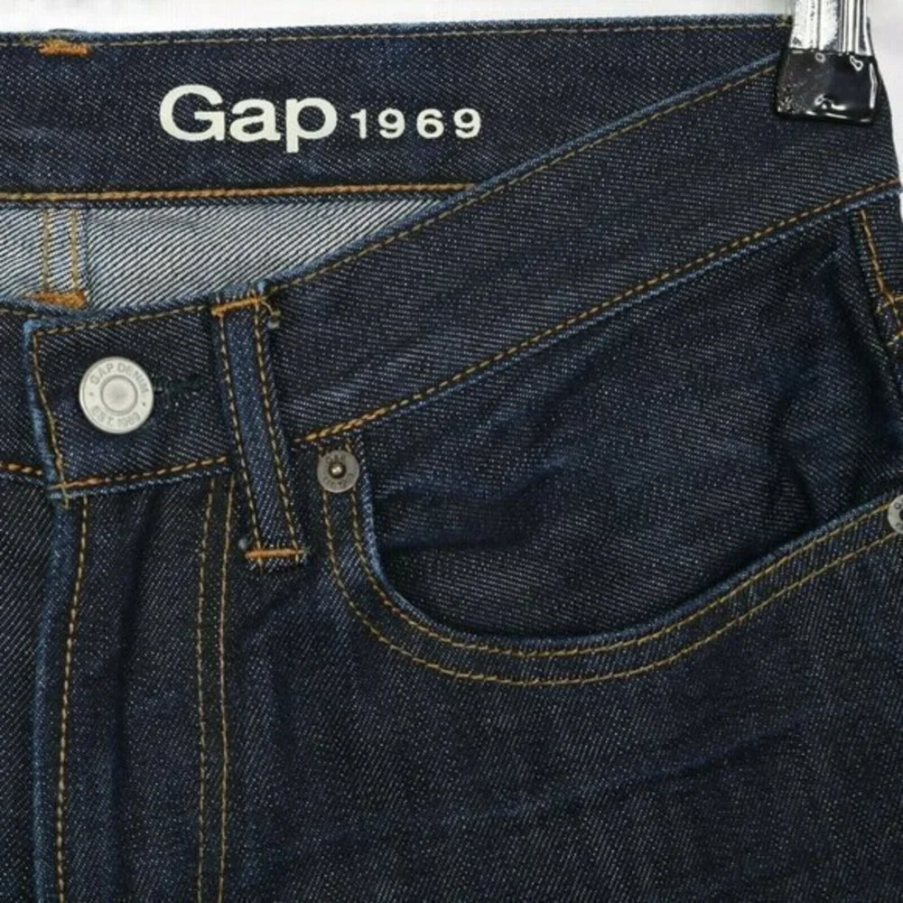 Gap 1969‎ Straight Jeans Dark 28 X 30 Actual 27 X 29.5